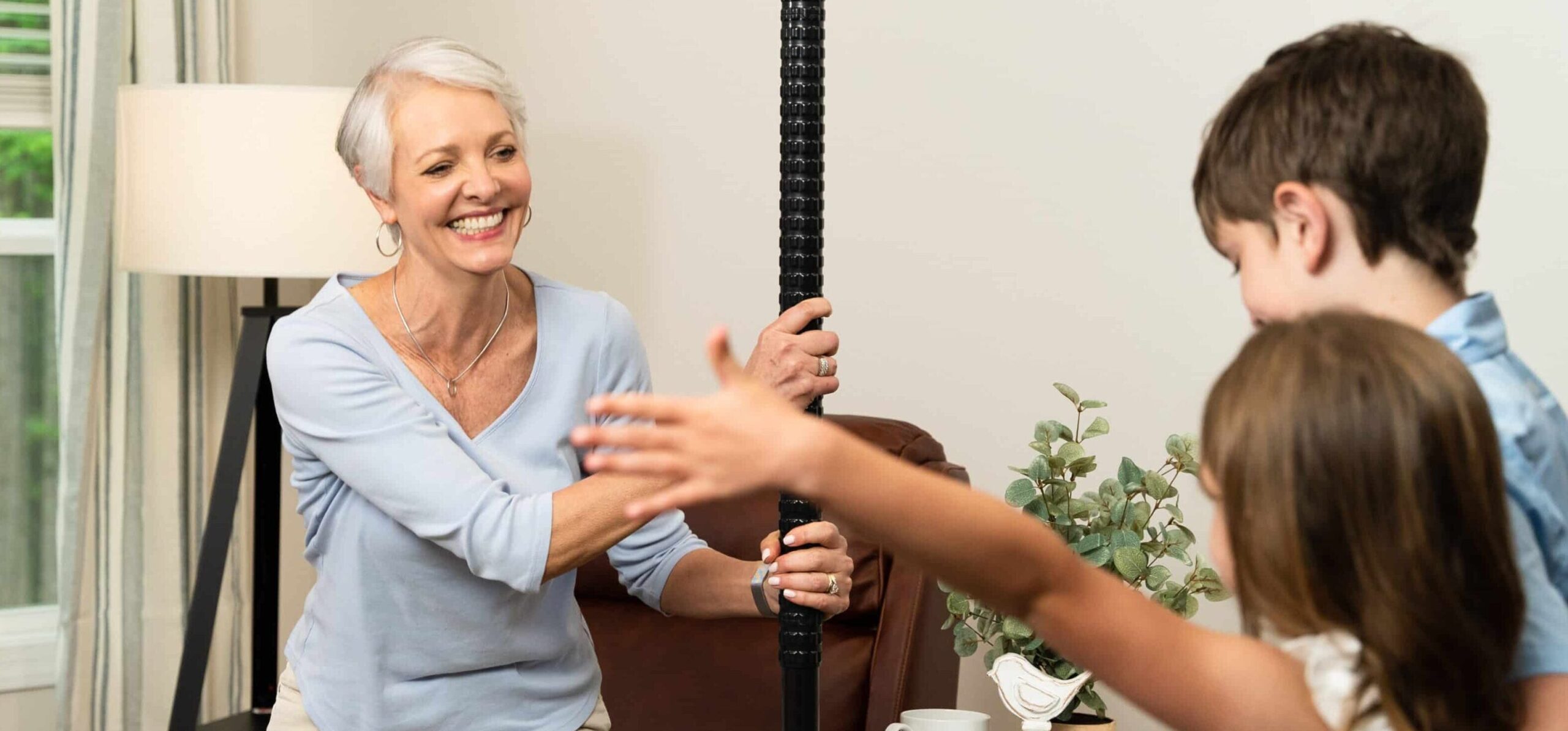 Floor to Ceiling Grab Bar