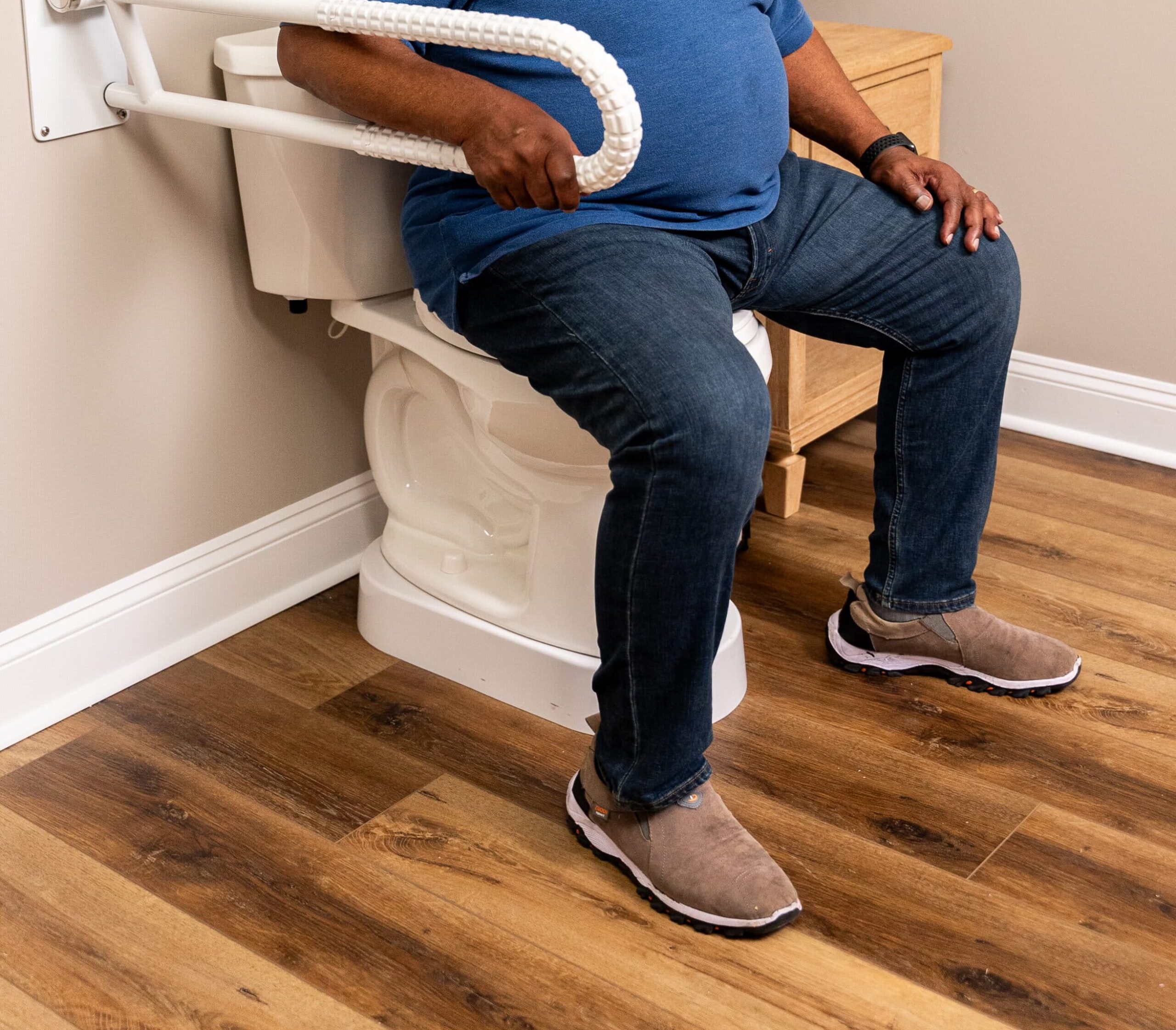 Toilet Seat Riser With Handles