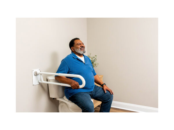 Friction Hinged Grab Bar with SafetyGrip®