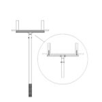 SafetyGrip Heavy Duty Balance Assist Pole for Bariatrics